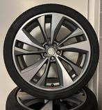Origineel! Audi Q5 SQ5 21 inch Audi Sport Velgen + Banden, Auto-onderdelen, Gebruikt, 255 mm, Banden en Velgen, Personenwagen