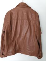 ZGAN.. ESPRIT Heren Leren Jas/ Echte Leer Maat XL, Ophalen, Maat 52/54 (L), Bruin, Zo goed als nieuw