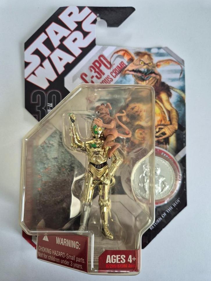 Star Wars TAC 30-30 C-3PO & Salacious Crumb Jabba's Servants, Verzamelen, Star Wars, Nieuw, Actiefiguurtje, Ophalen of Verzenden