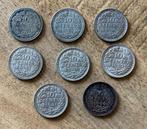 10 cent 1928 - 1944 Wilhelmina ( opgestoken haar ), Postzegels en Munten, Munten | Nederland, Setje, Zilver, Ophalen of Verzenden