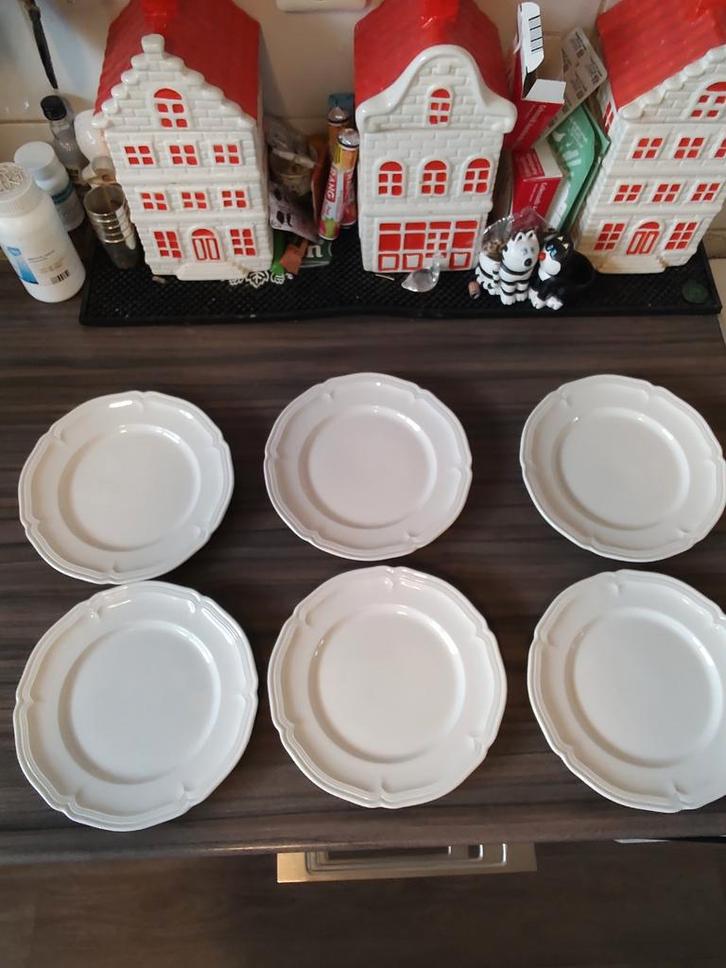 Villeroy & Boch Manoir Dessertborden - 6 stuks, Huis en Inrichting, Keuken | Servies, Nieuw, Bord(en), Overige stijlen, Porselein