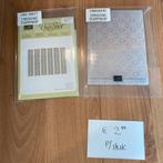 Stampinup embossing folders prijs zie foto, Ophalen of Verzenden, Zo goed als nieuw