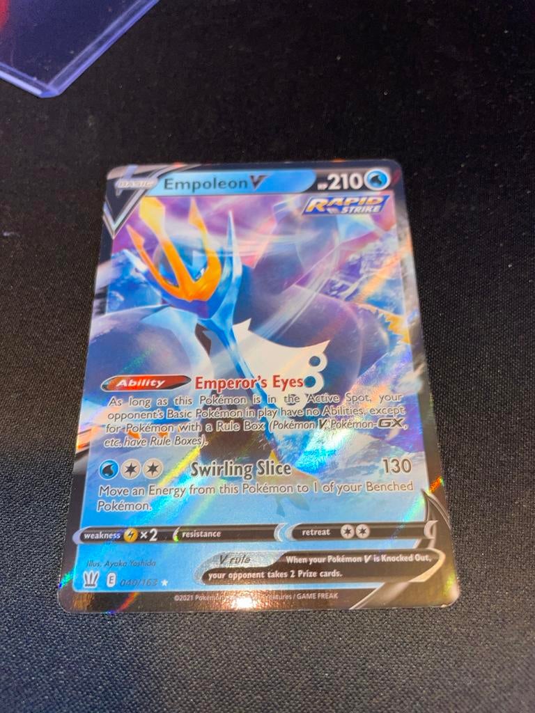 Empoleon V - Rapid Strike - 040/163, Hobby en Vrije tijd, Verzamelkaartspellen | Pokémon, Ophalen of Verzenden, Zo goed als nieuw