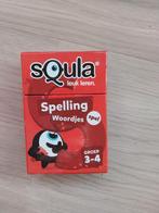 Squla spelling / woordjes educatief kaartspel, Ophalen of Verzenden, Zo goed als nieuw, Taal en Lezen