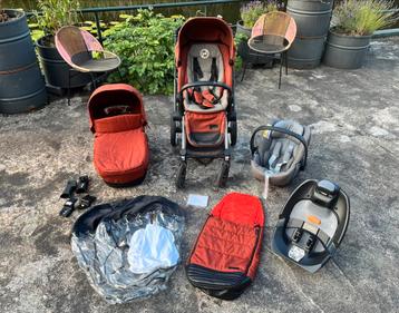 Cybex Priam Kinderwagenset + Cloud Q autostoel & accessoires beschikbaar voor biedingen