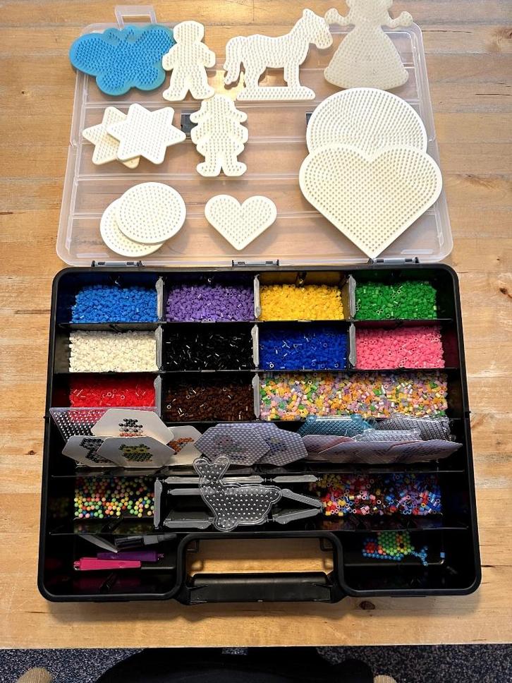 Strijkkralen, vormen, aquabeads, sorteerbak, Kinderen en Baby's, Speelgoed | Educatief en Creatief, Nieuw, Knutselen, Ontdekken