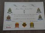 Diploma/getuigschrift Marine radio amateur club., Embleem of Badge, Nederland, Ophalen of Verzenden, Marine