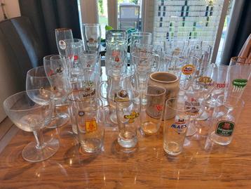 Verzameling bierglazen o.a Guinnes, Beck's, Maes, Murphy's,  beschikbaar voor biedingen