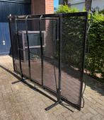 Opklapbed lengte 220 breedte 140 studentenkamer, Huis en Inrichting, Slaapkamer | Bedden, Ophalen, Zwart, 140 cm, Metaal