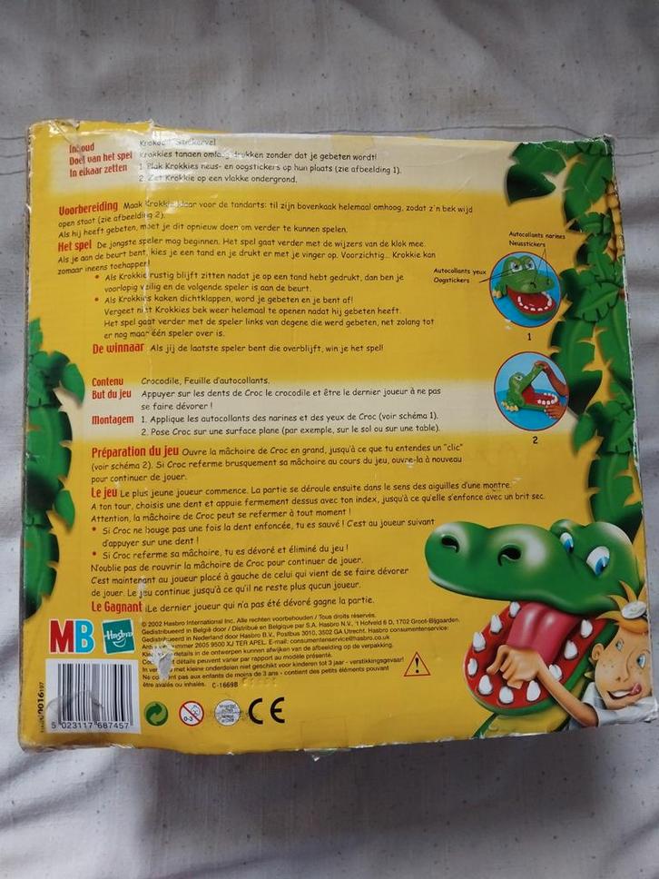 Croc le Crocodile - MB Spel, Kinderen en Baby's, Speelgoed | Buiten | Speeltoestellen, Gebruikt, Overige typen, Ophalen