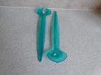 Tupperware Eleganzia Slacouvert  Groen Aqua, Huis en Inrichting, Keuken | Tupperware, Ophalen of Verzenden, Zo goed als nieuw