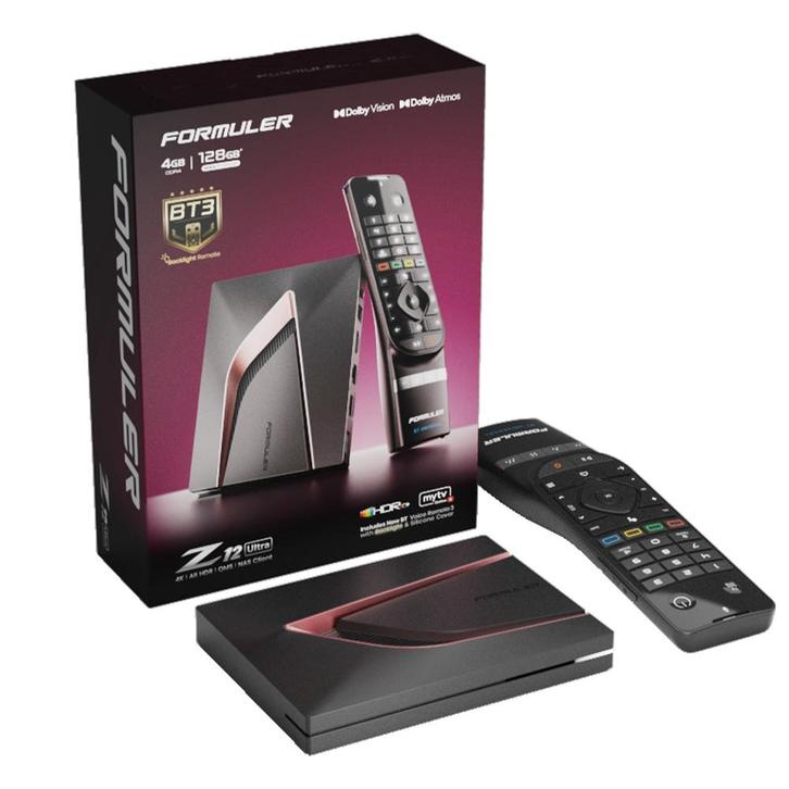De Formuler Z12 Ultra BT3 Edition - 4K IPTV Box, Audio, Tv en Foto, Mediaspelers, Nieuw, Minder dan 500 GB, HDMI, USB 2.0, Optische audio