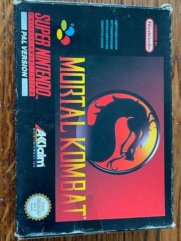 Mortal Kombat - Super Nintendo (SNES) PAL beschikbaar voor biedingen