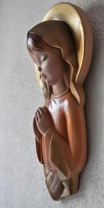 Vintage Beeld Beeldje Sculptuur Relief Engel Aureool 36 cm, Antiek en Kunst, Ophalen