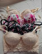 H&M korsetten set 4 stuks - 75B/75A, H&M, Ophalen of Verzenden, Beige, Body of Korset