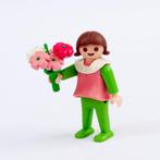 playmobil meisje met bloemen moederdag, Ophalen of Verzenden, Zo goed als nieuw, Los playmobil