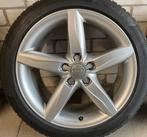 Originele Audi velgen 18” Continental winterbanden 245/40R18, Ophalen, 18 inch, Banden en Velgen, Winterbanden
