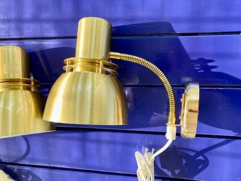 Belid Zweden type V231: 2 identieke wandlampen/leeslampen., Huis en Inrichting, Lampen | Wandlampen, Gebruikt, Metaal, Ophalen of Verzenden