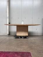 Vintage Willy Rizzo Travertijn Eettafel – Italiaanse, Ophalen of Verzenden, Vijf personen of meer, Rechthoekig, 50 tot 100 cm