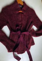 No man's land vest bordeaux rood mohair wol M/L blazer, Maat 38/40 (M), Overige kleuren, Verzenden, Zo goed als nieuw