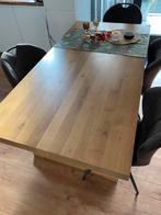 Blank eiken tafel, Ophalen, Gebruikt, 50 tot 100 cm, 150 tot 200 cm
