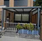 Antraciet aluminium veranda met polycarbonaat platen, Ophalen, Gebruikt, Veranda