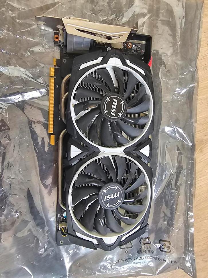 GTX 1070 MSI - Gebruikt, Computers en Software, Videokaarten, Gebruikt, Nvidia, PCI-Express 3.0, GDDR5, HDMI, DisplayPort, DVI