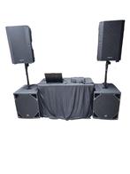 te huur speaker set 4800 watt, Ophalen of Verzenden, Zo goed als nieuw, Overige