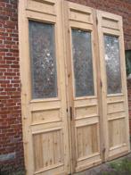 288hx218br scheidingswand met ge-etst glas, in te korten