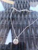 ZILVEREN KETTING 45 CM MET HANGER, Met hanger, Ophalen of Verzenden, Zo goed als nieuw, Zilver