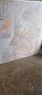 Grote Falk Landkaart van Nederland - 120x130 cm, Landkaart, 1800 tot 2000, Nederland, Ophalen