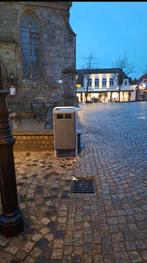 Vuilnisbakken vuilnisbak met binnenbak prullenbak camping, 40 liter of meer, Ophalen of Verzenden, Zo goed als nieuw, Minder dan 50 cm