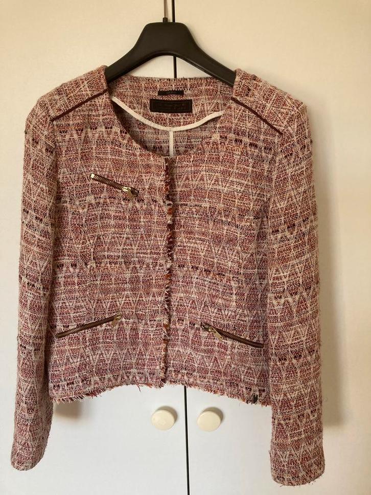 IKKS Jasje - Franse Maat 44 =Nederlandse maat 40, Kleding | Dames, Jasjes, Kostuums en Pakken, Zo goed als nieuw, Jasje, Maat 38/40 (M)