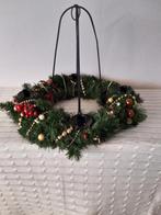 SUPERMOOIE HANGENDE METALEN KERSTKRANS, Diversen, Kerst, Ophalen, Zo goed als nieuw