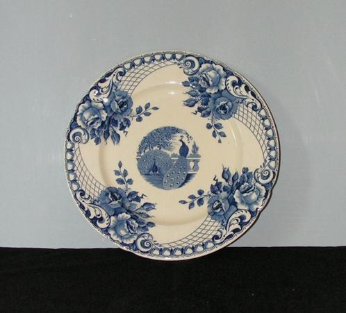 Ontbijtbordje Peacock, Huis en Inrichting, Keuken | Servies, Gebruikt, Bord(en), Overige stijlen, Aardewerk, Ophalen of Verzenden