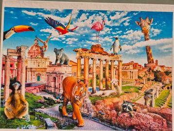 Legpuzzel compleet Funny Cities Rome 1000 stukjes beschikbaar voor biedingen