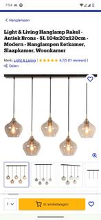 Light & Living hanglamp Rakel - Hanglamp met 5 lampen, Ophalen, Zo goed als nieuw