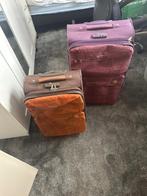 Kofferset Hush puppies, Sieraden, Tassen en Uiterlijk, Koffers, Overige materialen, Gebruikt, Slot, 35 tot 45 cm