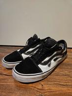 Vans Old Skool Flame Zwart Wit Maat 45, Zwart, Ophalen of Verzenden, Sneakers of Gympen, Vans