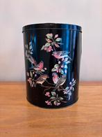 Groot blik met vogels, opbergblik, opbergdoos, doos, Ophalen of Verzenden, Gebruikt