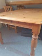 GRATIS: Grenen Eettafel, Ophalen, Gebruikt, 50 tot 100 cm, Vijf personen of meer