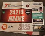 Startnummer Zevenheuvelenloop, Tickets en Kaartjes, Eén persoon