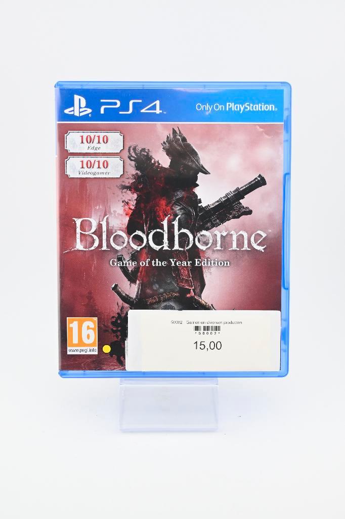 Bloodborne PlayStation 4, Spelcomputers en Games, Games | Sony PlayStation 4, Zo goed als nieuw, 1 speler, Vanaf 16 jaar, Ophalen of Verzenden