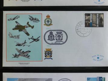 Verzameling eerste dag enveloppen marine/luchtmacht beschikbaar voor biedingen