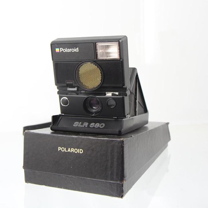 Boxed Refurbished Polaroid SLR680 sonar carbon skin, Audio, Tv en Foto, Fotocamera's Analoog, Polaroid, Polaroid, Verzenden