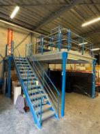 Stalen entresol (volledig) met trap (5x6mtr), Doe-het-zelf en Verbouw, Ophalen of Verzenden, Zo goed als nieuw, 250 mm of meer