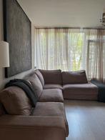 Taupe hoekbank / Taupe corner sofa, Ophalen, Zo goed als nieuw