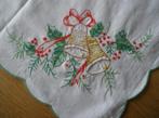 Vintage geborduurd Kerst tafelkleed, Ophalen of Verzenden, Zo goed als nieuw