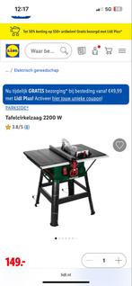 Parkside Tafelcirkelzaag 2200W - Nieuw in doos!, Doe-het-zelf en Verbouw, Gereedschap | Zaagmachines, Ophalen, Cirkelzaag, 70 mm of meer