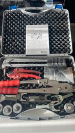Tece pers set compleet, Doe-het-zelf en Verbouw, Gereedschap | Handgereedschap, Ophalen of Verzenden, Gebruikt